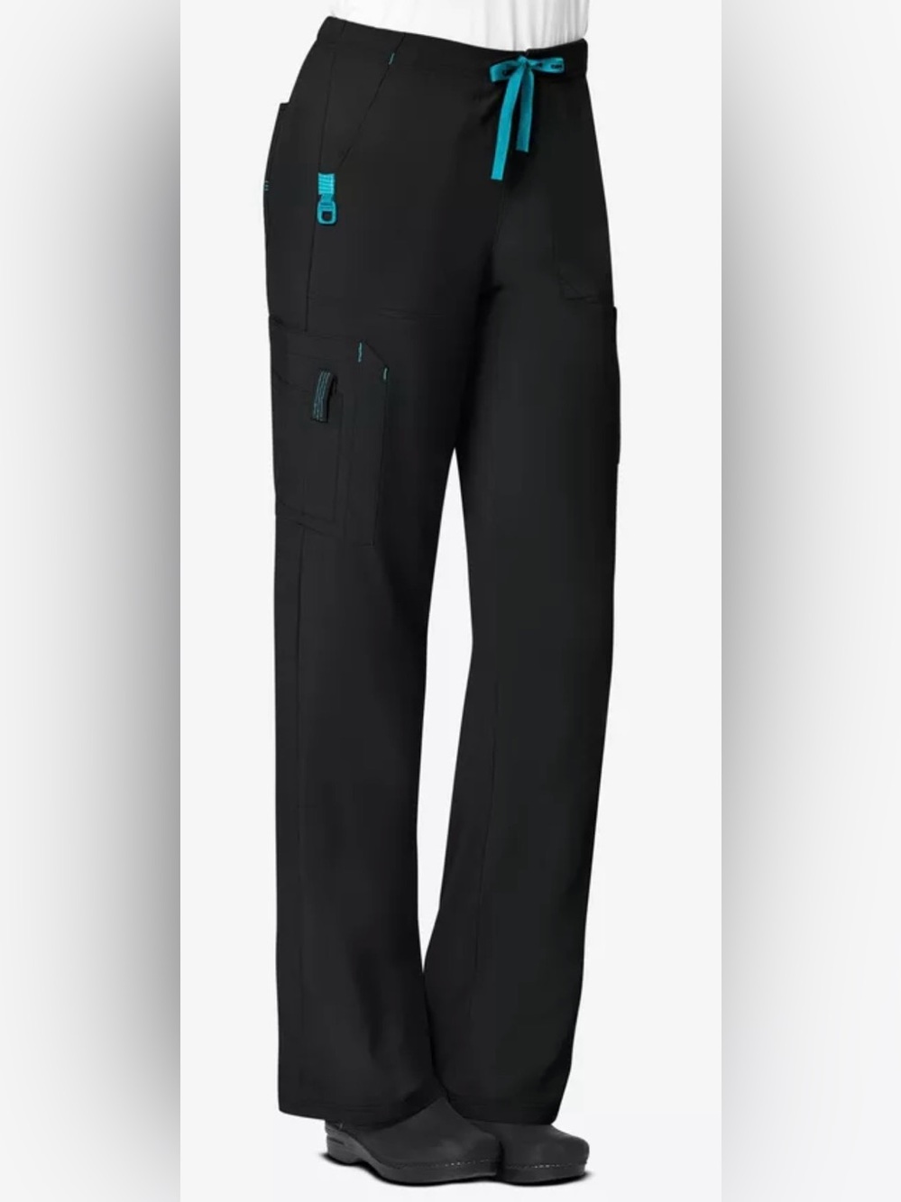 2 PAIR of Carhartt Women's STRETCH Utility Cargo Scrub Pants—Petite Large - Picture 4 of 6